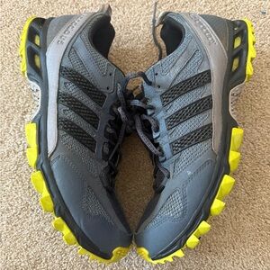Adidas Kanadia TR5 Mens Size 12 Gray Black Yellow Trail Running Shoes G97041